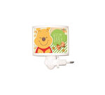 Mini Abajur Led Pooh de Tomada com Lâmpada