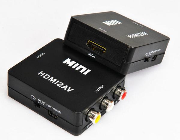 Mini Adaptador Conversor de Hdmi para Rca Video Composto Av - Import