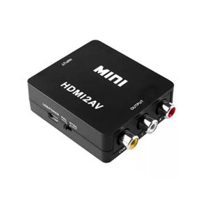 Mini Adaptador Conversor de HDMI para Video Composto 3RCA AV
