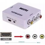 Mini Adaptador Conversor de Hdmi para Video Composto 3rca Av