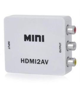 Mini Adaptador Conversor de Hdmi para Video Composto
