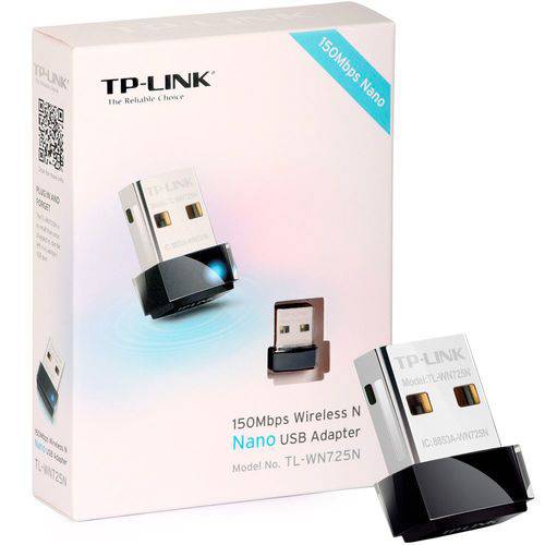 Mini Adaptador Tp-link N USB Wireless Nano 150mbps Tl-wn725n