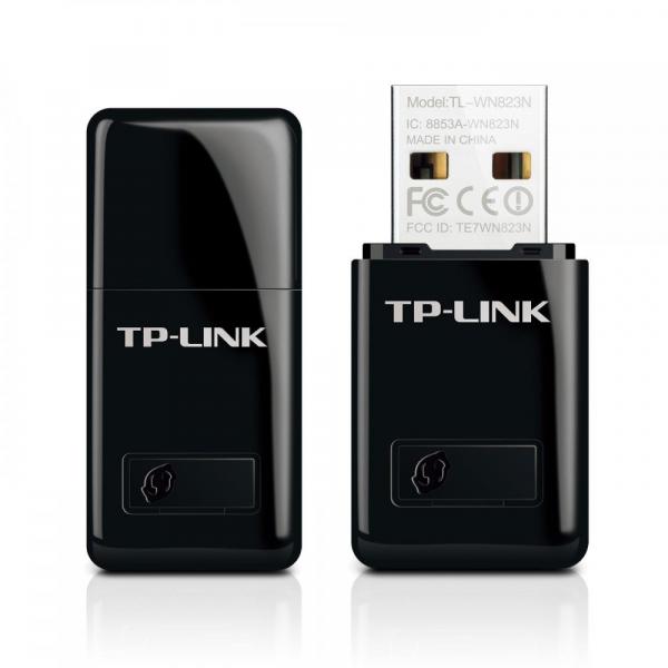 Mini Adaptador TP-Link USB Wireless 300Mbps TL-WN823N