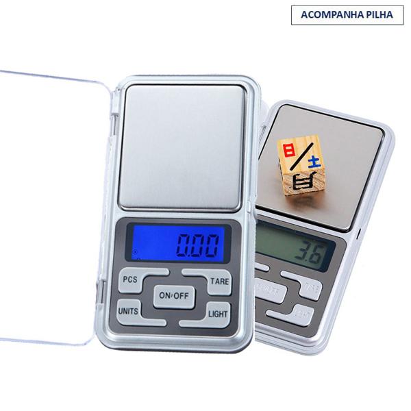 Balança de Precisão Digital Mini Portátil Pesagem 0 a 500g - Pocket Scale