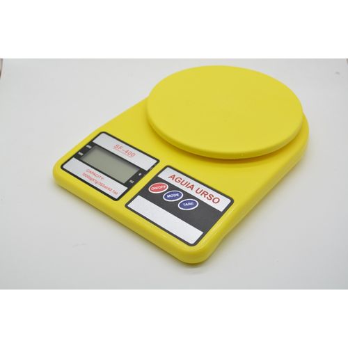 Mini Balança Digital de Precisão 1g a 10kg Amarela