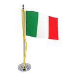 Mini Bandeira de Mesa da Itália 15 Cm Poliéster