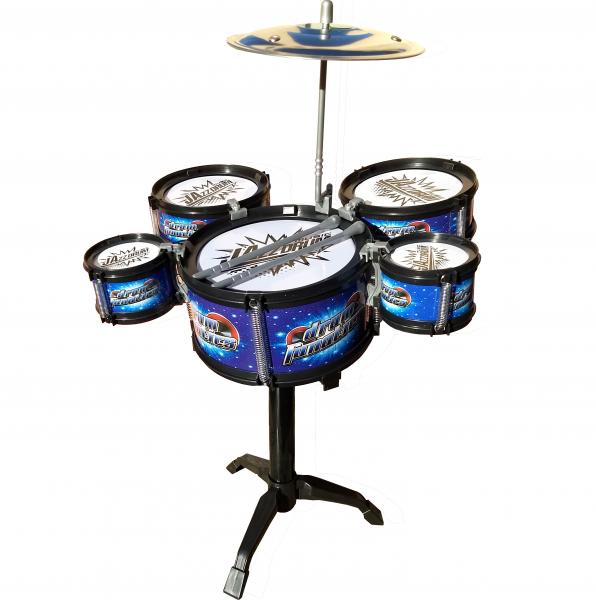 Tudo sobre 'Mini Bateria Musical Infantil 5 Tambores - Drum Fanatics'