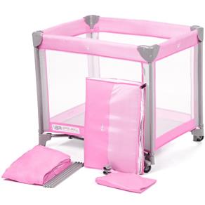 Mini Berco Portatil Play Pop Pink Safety 1St