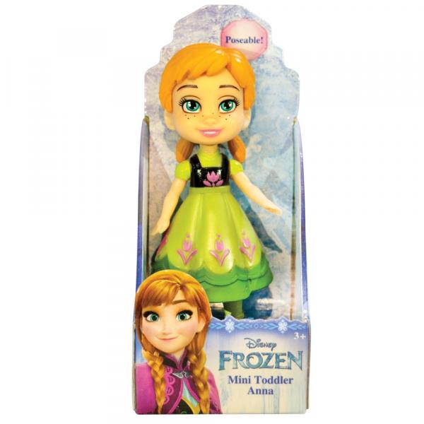Mini Boneca - 10Cm - Disney - Frozen - Anna - Roupa Verde - Sunny