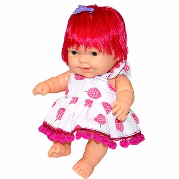 Mini Boneca Bebê com Cheirinho - Framboesa - Coleção Frutinhas - Cotiplás