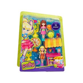 Mini Boneca com Acessórios - Polly Pocket - o Melhor Dia - LIMONADA DIVERTIDA Mattel
