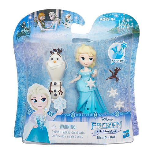 Mini Boneca e Amigo - Elsa Olaf - Hasbro - Frozen