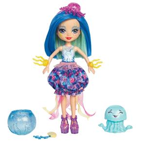 Mini Boneca - Enchantimals Water - Conjunto Boneca e Bicho - Jessa Jellyfish - Mattel