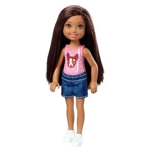 Mini Boneca - Família da Barbie - Chelsea Club - Negra - Mattel