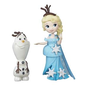 Mini Boneca Frozen Elsa e Olaf - Hasbro