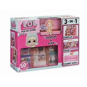 Mini Boneca LOL Pop Up Store - Playset 3 em 1