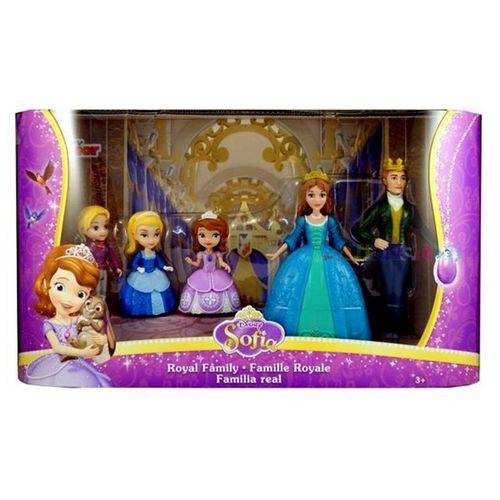 Mini Bonecos Família Real Princesa Sofia Disney - Mattel