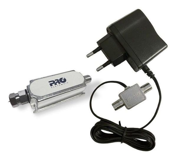 Mini Booster Uhf 40db Digital Analogico PQBT 4000 Proeletronic