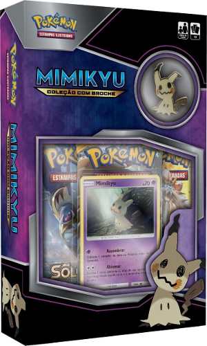 Mini Box Pokémon Mimikyu - com Broche - Copag