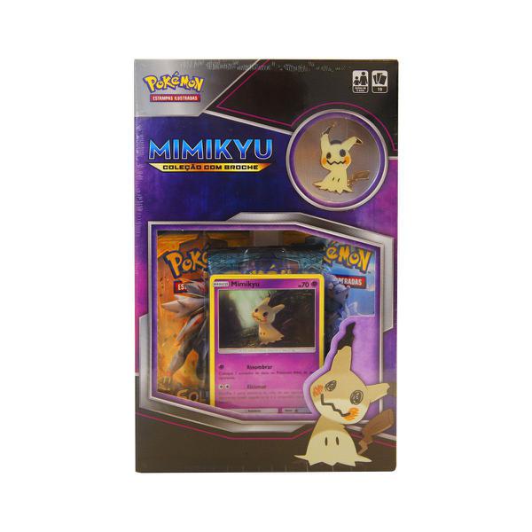 Mini Box Pokémon Mimikyu com Broche - Copag