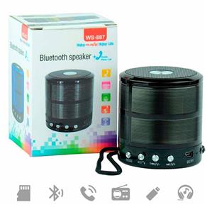 Mini Caixa de Som - Speaker com Bluetooth e Entrada Usb