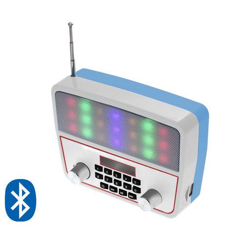 Mini Caixa Som Portatil Ws-1813 Bluetooth USB Mp3 Radio Fm
