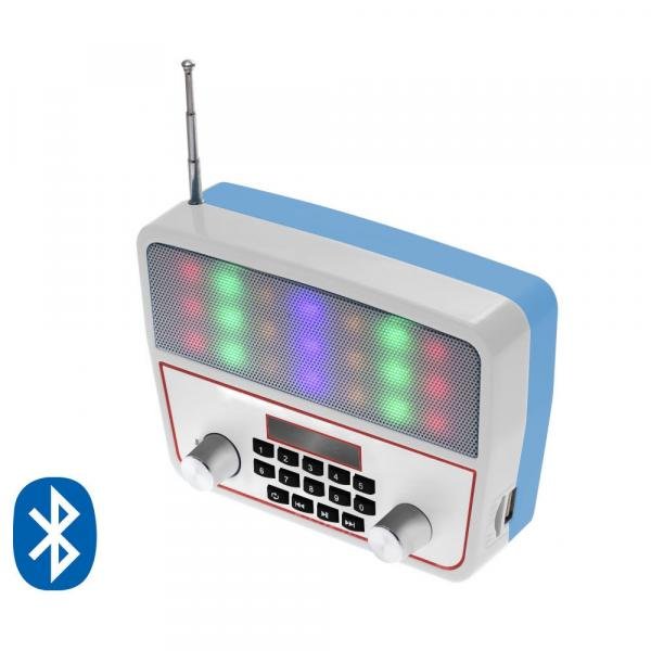 Mini Caixa Som Portátil Ws-1813 Bluetooth Usb Mp3 Radio Fm