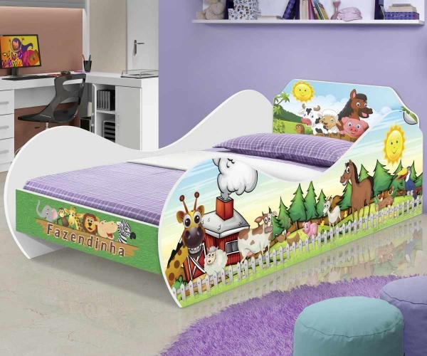 Mini Cama Infantil - Fazendinha - RPM Móveis