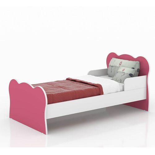 Mini Cama Mc070 Mdp Rosa Laca Alto Brilho - 77 Móveis