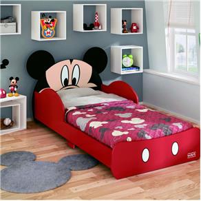 Mini Cama Mickey Disney Pura Magia Vermelho