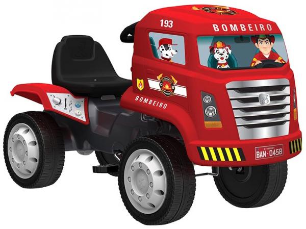Tudo sobre 'Mini Caminhão a Pedal Infantil Bombeiro Emite Sons - Bandeirante'