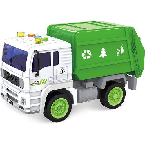 Tudo sobre 'Mini Caminhão de Lixo (520a) - Shiny Toys'