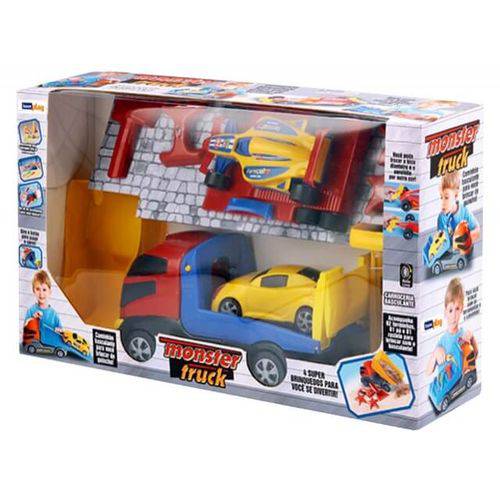 Tudo sobre 'Mini Caminhão Infantil Monster Truck - Home Play'