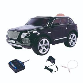 Mini Carrinho Elétrico Infantil Bentley Bentayga Preto 12v - Belfix