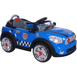 Mini Carro Elétrico Conversível para Crianças com Controle Remoto Azul - Belfix