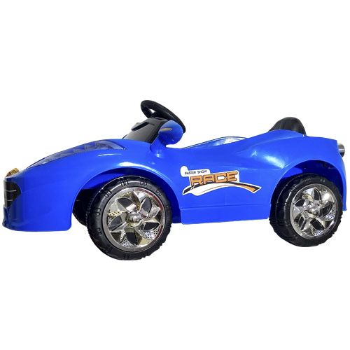 Mini Carro Eletrico Infantil Azul - Bateria Recarregável de 6v - Import Way - Importway