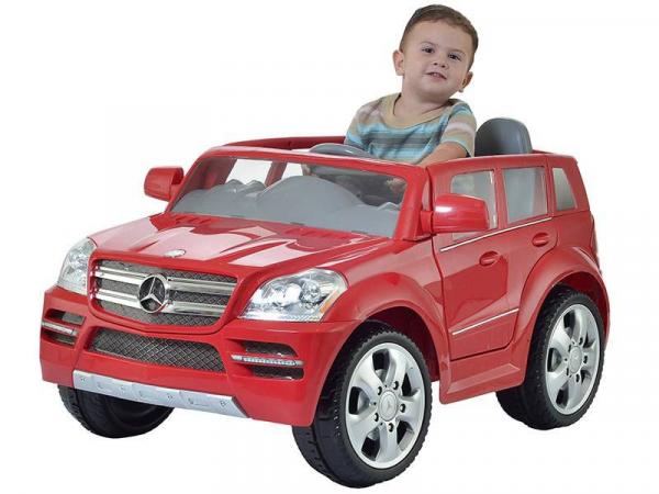Mini Carro Elétrico Infantil Mercedes Benz - com Controle Remoto 2 Marchas Emite Sons Biemme