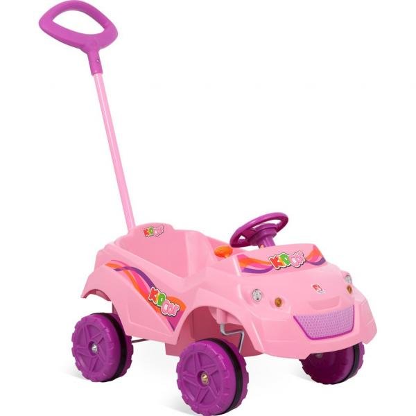 Mini Carro Infantil Bandeirante Kidcar Passeio - Rosa