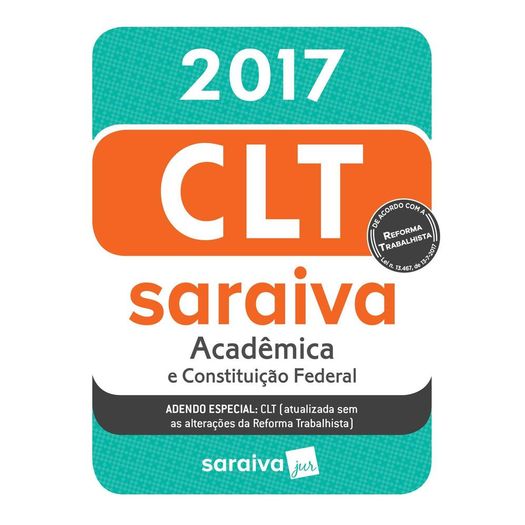 Mini Clt Academica 2017 - Saraiva - 16ed