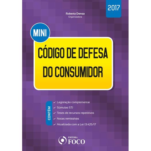 Mini Codigo de Defesa do Consumidor - Foco - 1 Ed