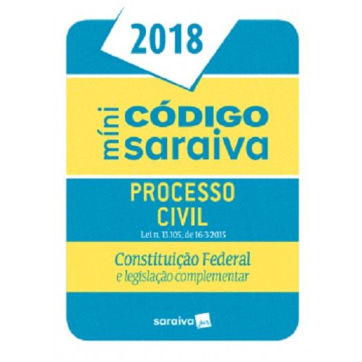 Mini Codigo - Novo Codigo de Processo Civil - Saraiva - 23 Ed