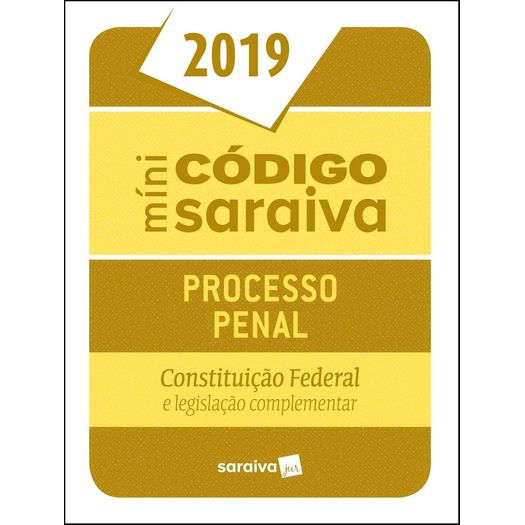 Mini Codigo - Processo Penal - Saraiva