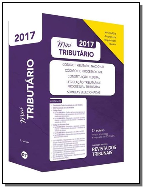 Mini Código Tributário Rt 2017
