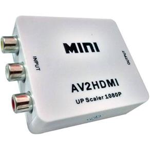 Mini Conversor Adaptador Rca para Hdmi 720p ou 1080p
