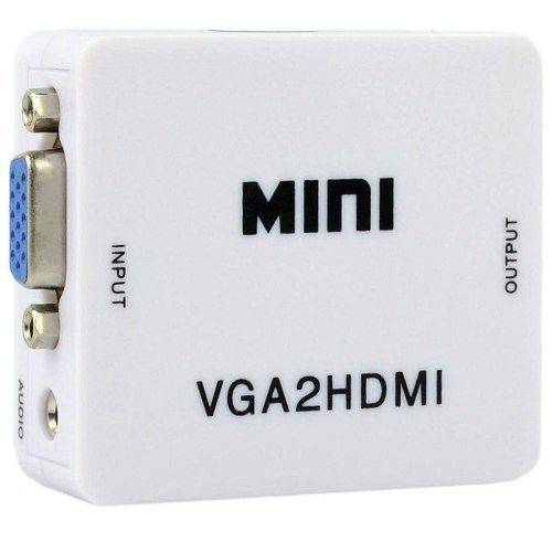 Tudo sobre 'Mini Conversor Adaptador Vga para Hdmi com Áudio 1080p'