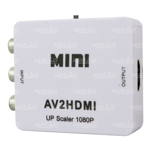 Mini Conversor Av para Hdmi Hd 1080p