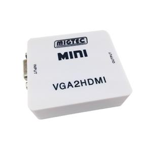 Mini Conversor Vga P/ Hdmi C/ Entrada Áudio P2 - Elmini
