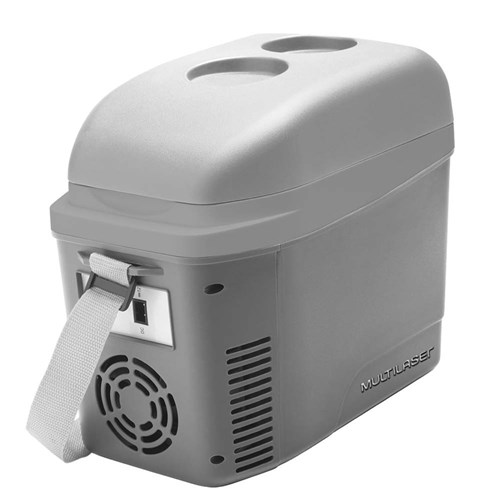 Mini Cooler 12V 7 Litros Cinza Fosco Multilaser - Tv013 Tv013