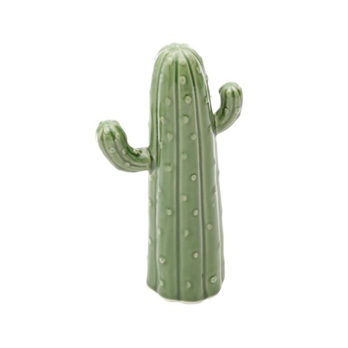Mini Decor Ceramica Candle Cactus Verde 9.2X5X18.5Cm