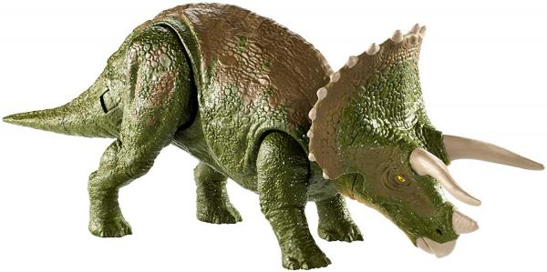 Mini Figura Articulada - Jurassic World 2 - Dino Rivals - Triceratops - Mattel